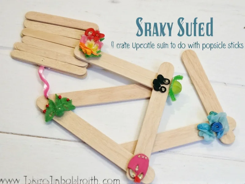 15 Creative Popsicle Stick Crafts for Kids & Adults
