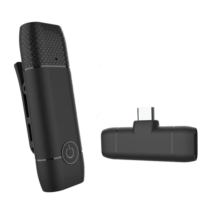 

Portable Mini Wireless Live Broadcast Mic Condenser Lavalier Lapel Clip Microphone For Smart Mobile Phone Camera
