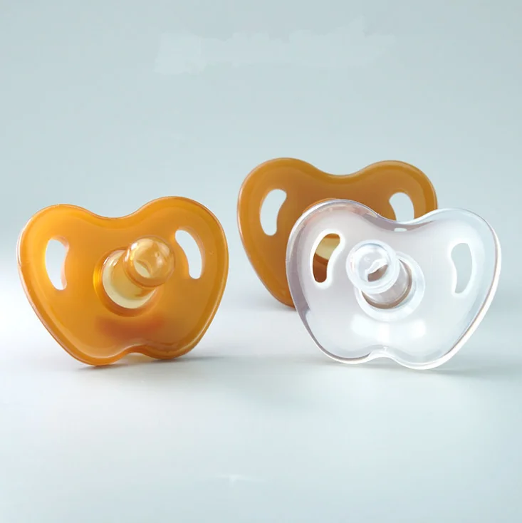 

XH New Arrival Food Grade Silicone Pacifier for Infants Solid Color Baby Pacifier