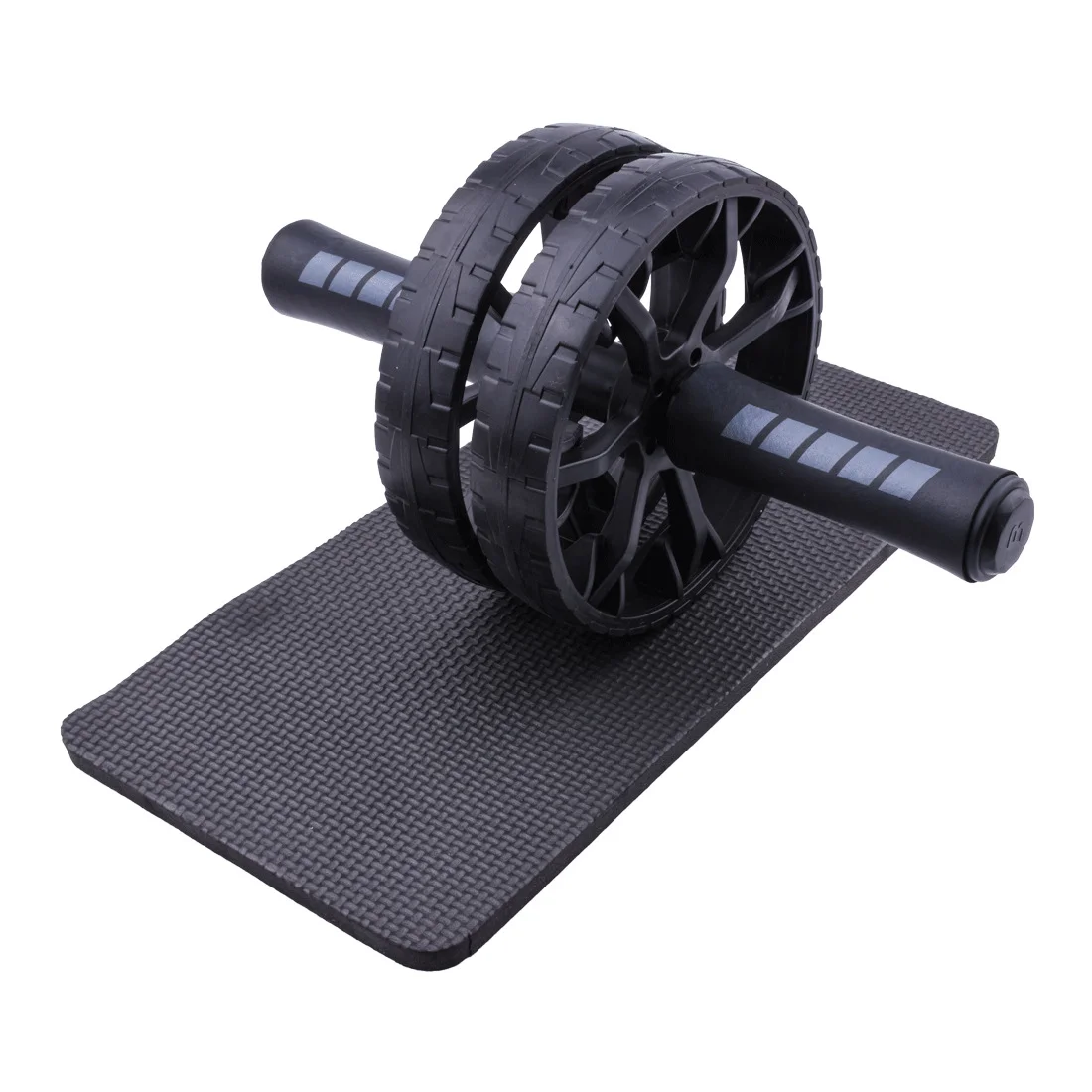 

Exercise the Double Wheel Abdominal Muscle Power Wheel Workout the AB with Non-slip Kneeling Pad