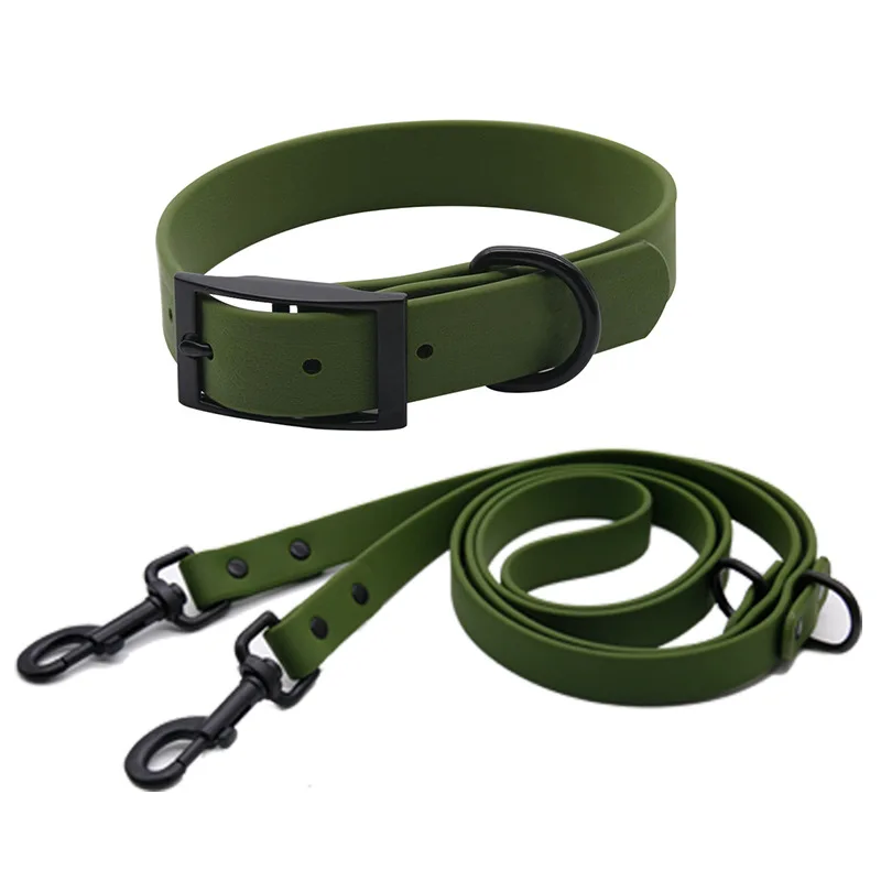 

New Arrival Wholesale Eco-Friendly Waterproof PVC Pet Dog Collar Pet Products Tpu Pvc Dog Collar Leash, Colorful
