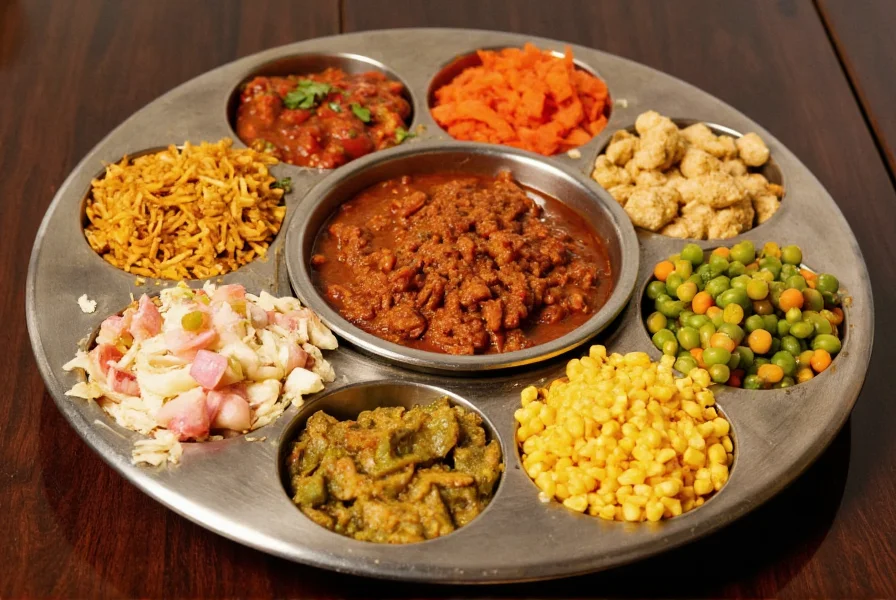 Colorful platter showing multiple side dish options arranged around a central bowl of chili