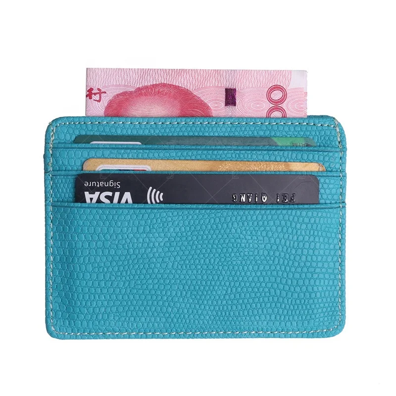 

Custom Business Card Holder Luxury ID Card Holder Case PU Leather Rfid Blocking Card Holder Man, Customized color