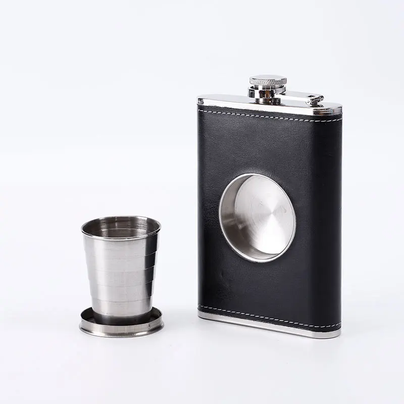 

Mikenda customize logo sublimation hip flasks stainless steel folding hip flask