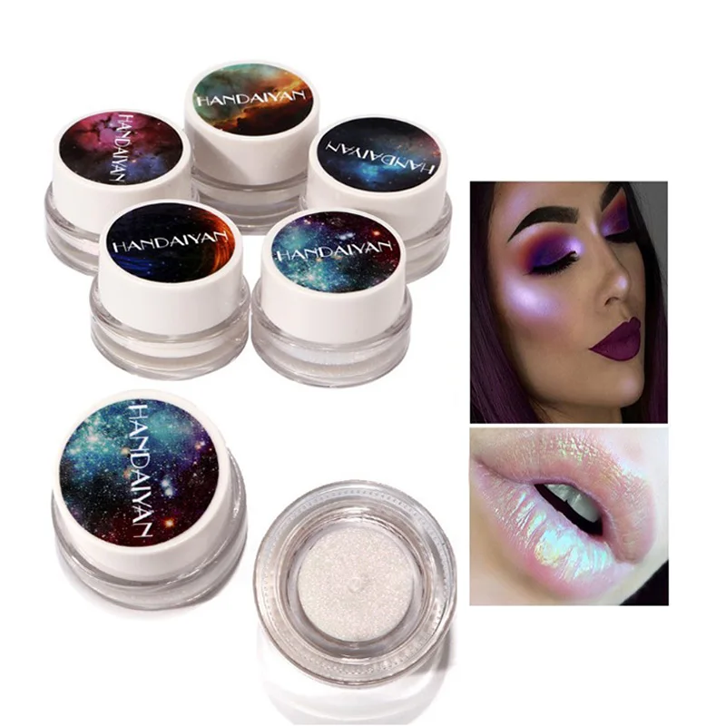 

Handaiyan 5 Color Flash Rainbow Eyeshadow Cream Colorful Chameleon Highlight