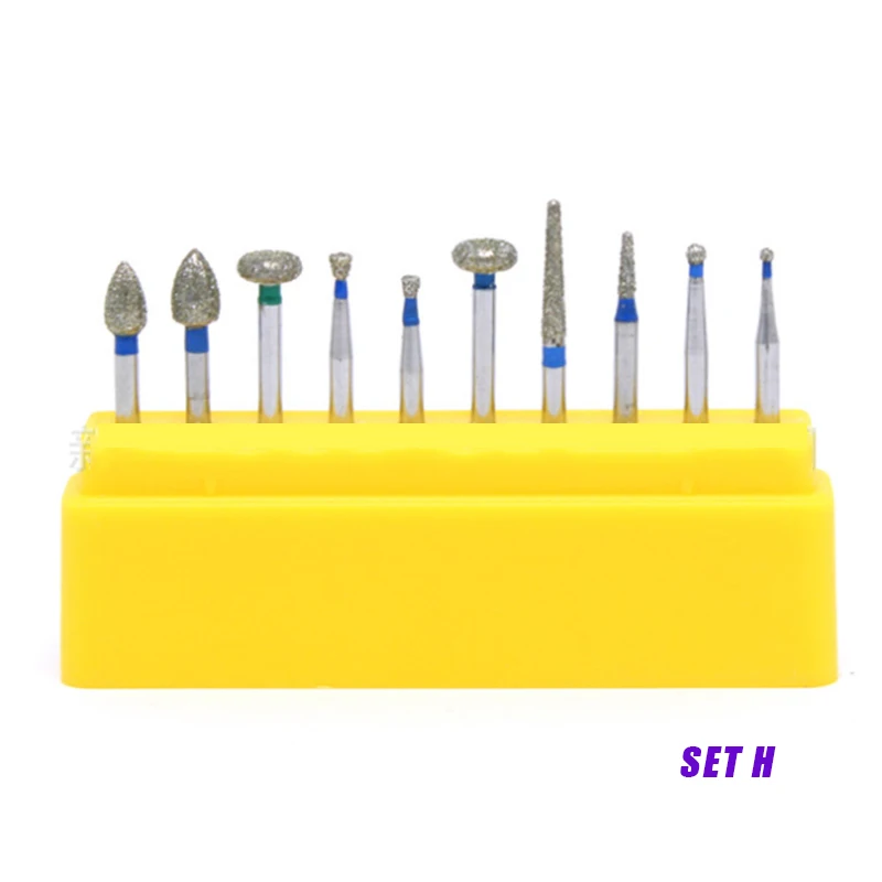 Fg Crown Preparation Burs Anterior Teeth Kit Tooth Drill Kit Set F 10