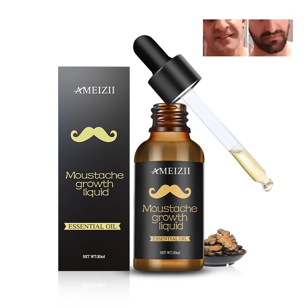 

Amazon Hot Selling Huile Essentielle Beard Growth Oil Natural Plant Extraction Nourishing Fluid Beard Grooming Care Oil For Mens