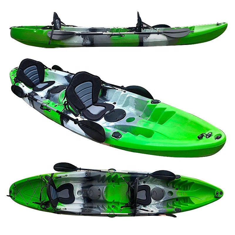 

double kayak 3 person seat kayak touring fishing cheap canoe for sale, Customized