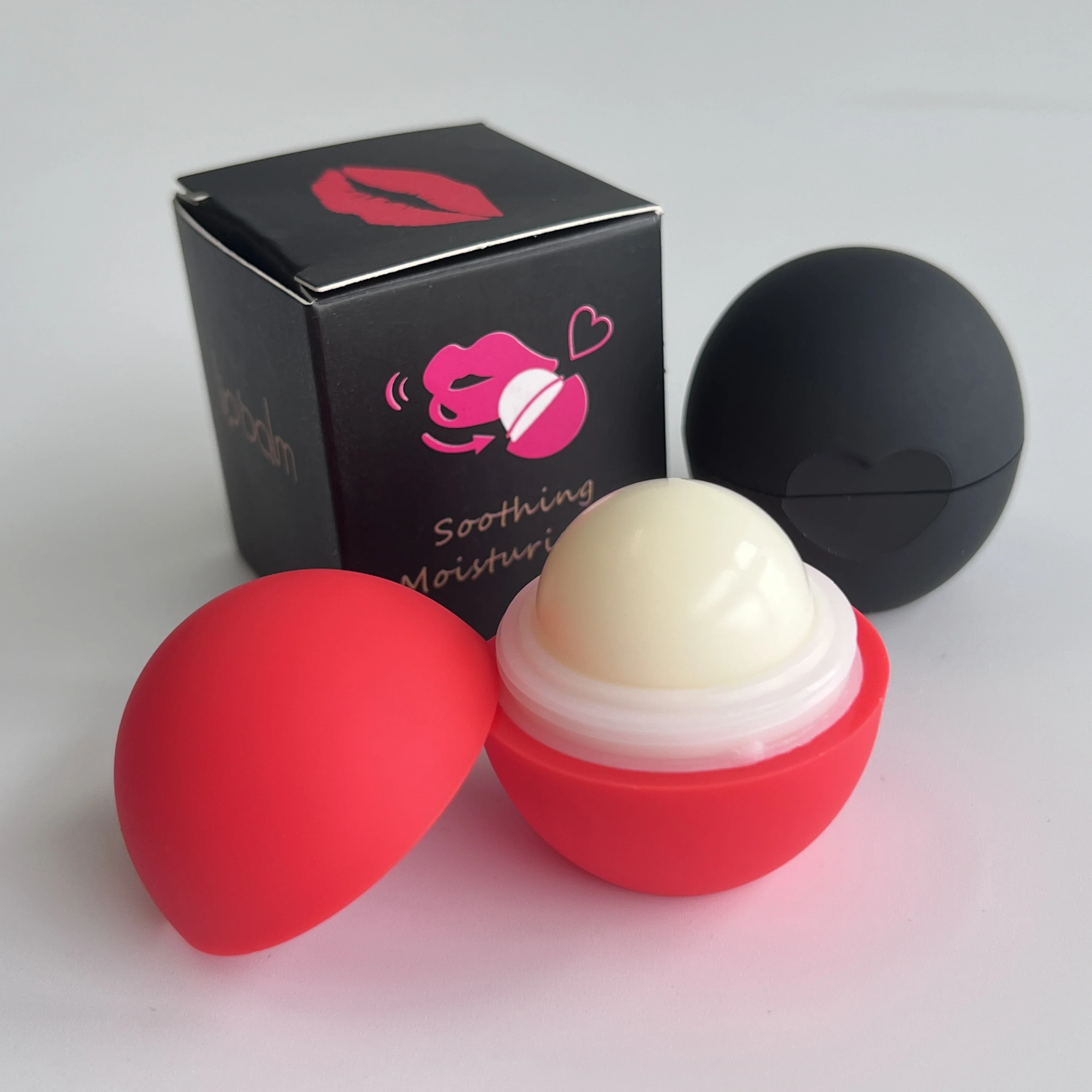 

SPF 30 Private Label Custom Logo Deep Hydrating Moisturizing Lips Natural Lip Balm Ball