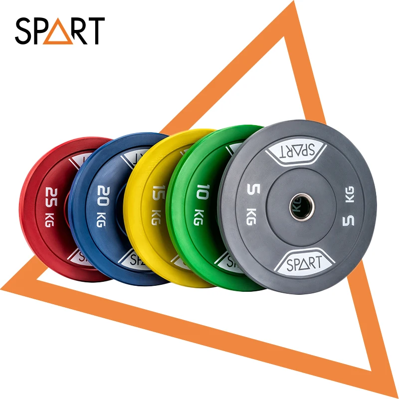 

Fashional cheap price Cast Iron rubber bumper plate, Colorful