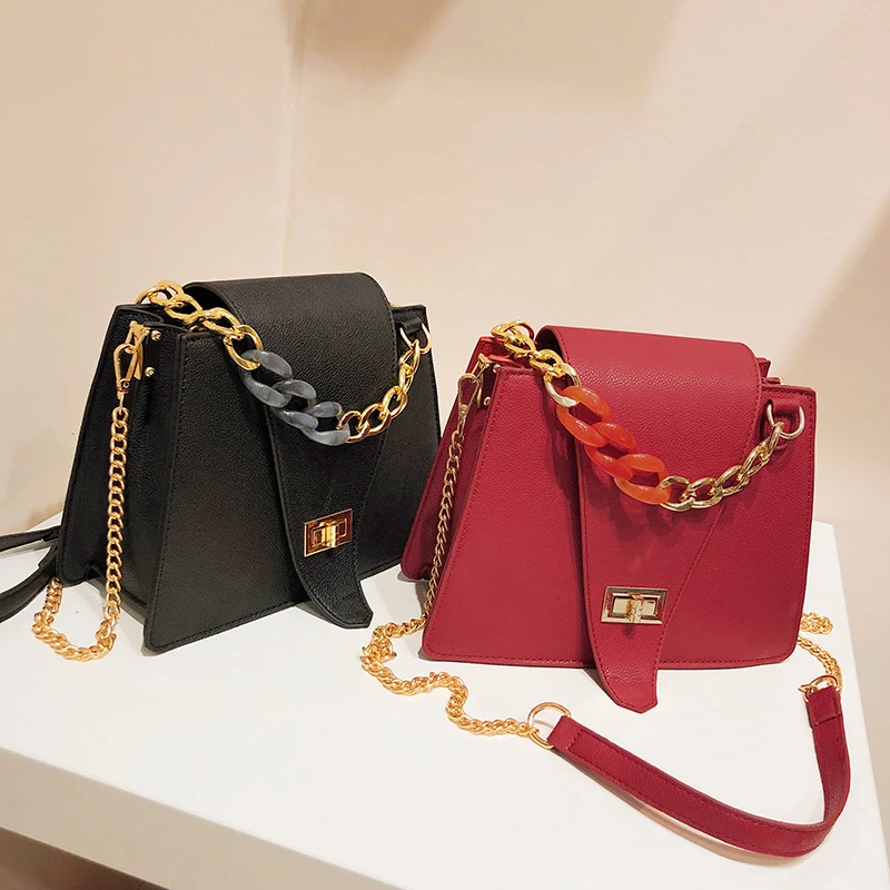 

2021 Hot Sell Fashion Ladies Purses Popular Handbags Trendy Chain Hand Bag For Girls