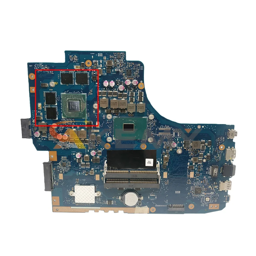 

GL752VW Laptop Motherboard I7-6700HQ CPU GTX960M GPU for ASUS GL752VW GL752V GL752 Original Notebook Motherboard Mainboard