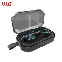 

Wireless earphones BT5.0 TWS headphone earbuds with LED display power bank charging case