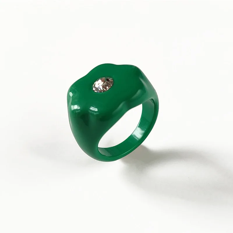 

MSYO INS New Color Acrylic Flowers Ring For Women