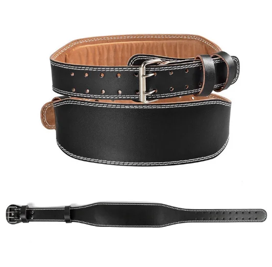 

Gym Strong Detachable Leather Snatch Waiste Trainer Belt for Weightlifting, Black