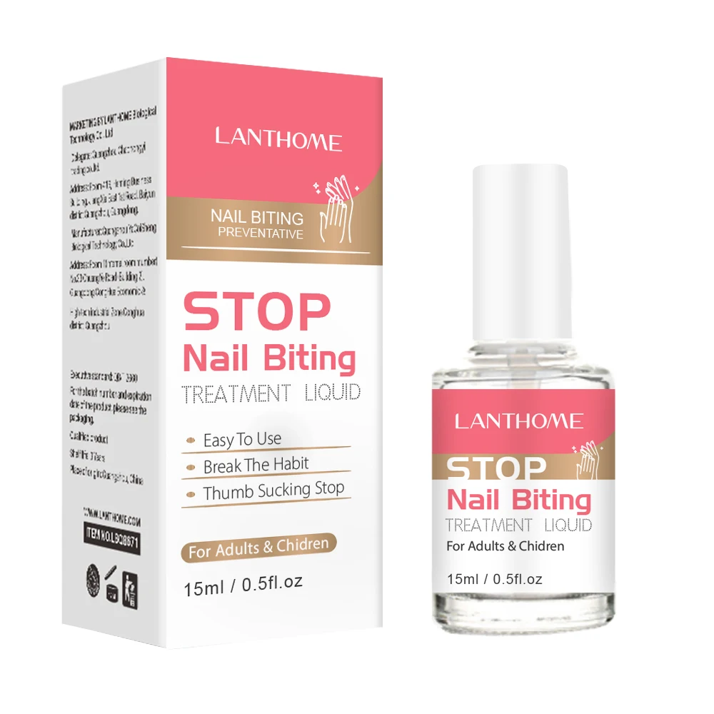 

lanthome Private Label baby thumb sucking stop for kids stop nail biting anti nail bites treatment polish liquid