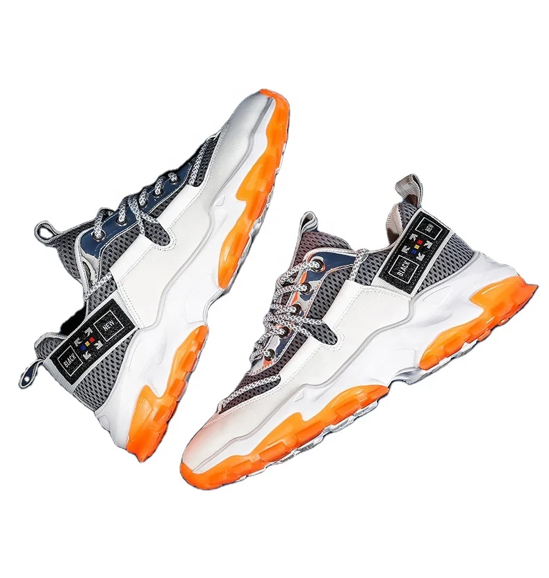 

Custom Male High Quality running RUBBER Shoes jogging shoes Men Casual Sneakers Shoes2021