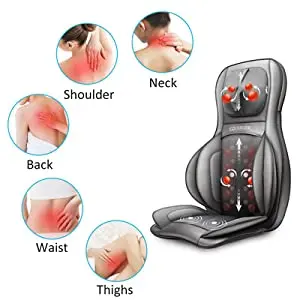 حار بيع Comfier 2d 3d العجن كامل الظهر مدلك مع الحرارة و قابل للتعديل ضغط الهواء تدليك وسادة كرسي Buy الأعلى مبيع ا جهاز مساج كامل الظهر مع ضغط حراري وهوائي
