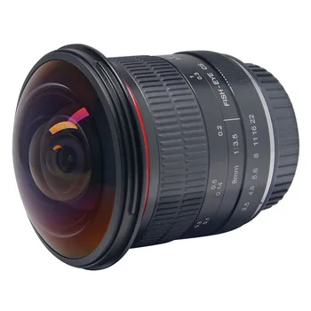 

Meike 8mm F/3.5 Wide Angle Fisheye Camera Lens for Canon Nikon D3400 D5500 D5600 D7000 DSLR Cameras APS-C Full Frame Lens Lente