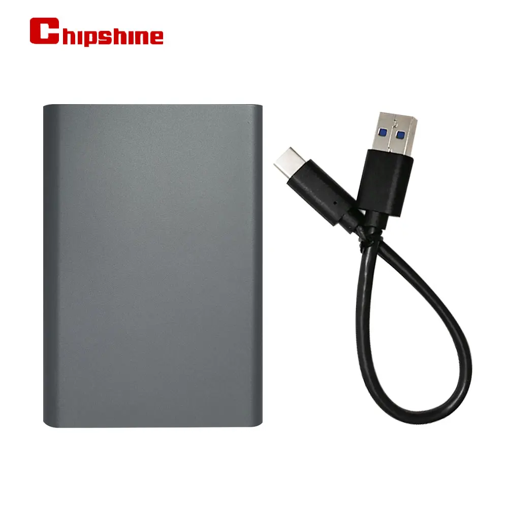 

High Quality External Hard Drive Case For 2.5 Inch Hard Drive 128G 256G 480G 512G 960G, Silver gray