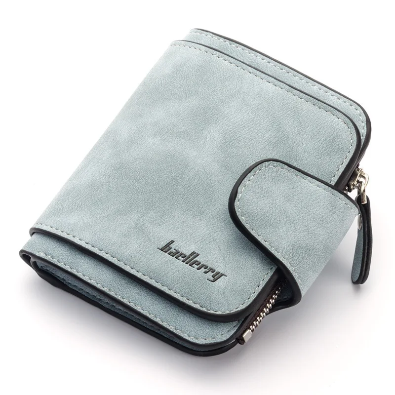 

2020 Leather Women Wallet Hasp Small and Slim Coin Pocket Purse Women Wallets Cards Holders Luxury Brand Wallets Designer Purse, 10colors for choice