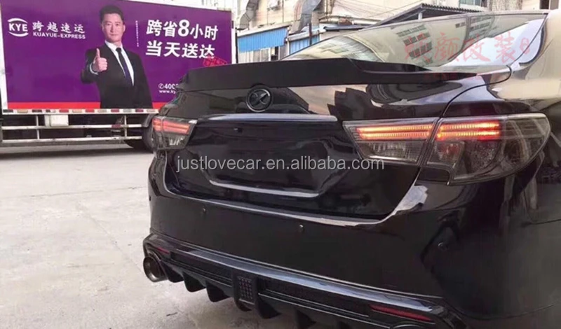 Fiber Glass Rear Trunk Spoiler Wing Lip For Toyota Mark X Reiz 10 17 Buy Reiz Spoiler Mark X Rear Spoiler Mark X Spoiler Product On Alibaba Com