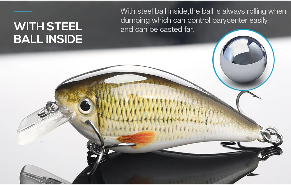 Manufacturer Top Quality Fishing Lure 13g 74mm Hard Abs Plastic Lures