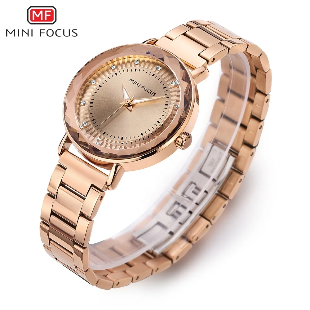 

Mini Focus MF0040L Women Quartz Watches Charm Rhinestone Lady Wrist Watch