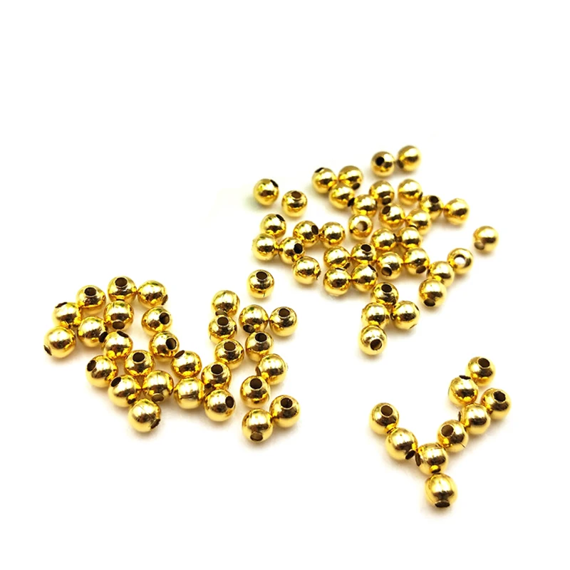 
Wholesale Golden Plated Stainless Steel Loose Spacer Beads Vacuum plating Beads For Jewelry Bracelet Necklace Making 