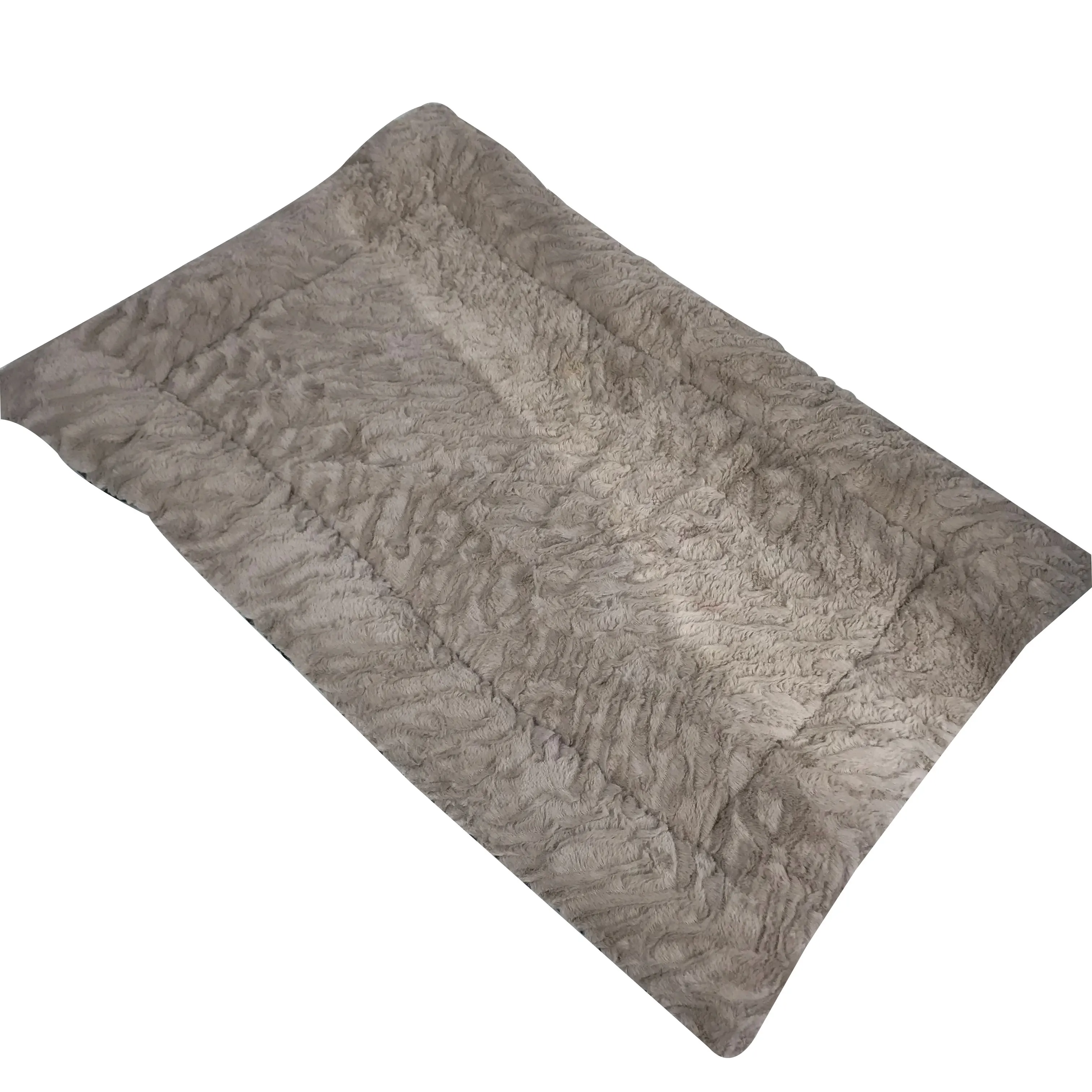 

washable soft warm plush pet dog cat bed blanket cover mat, As photos