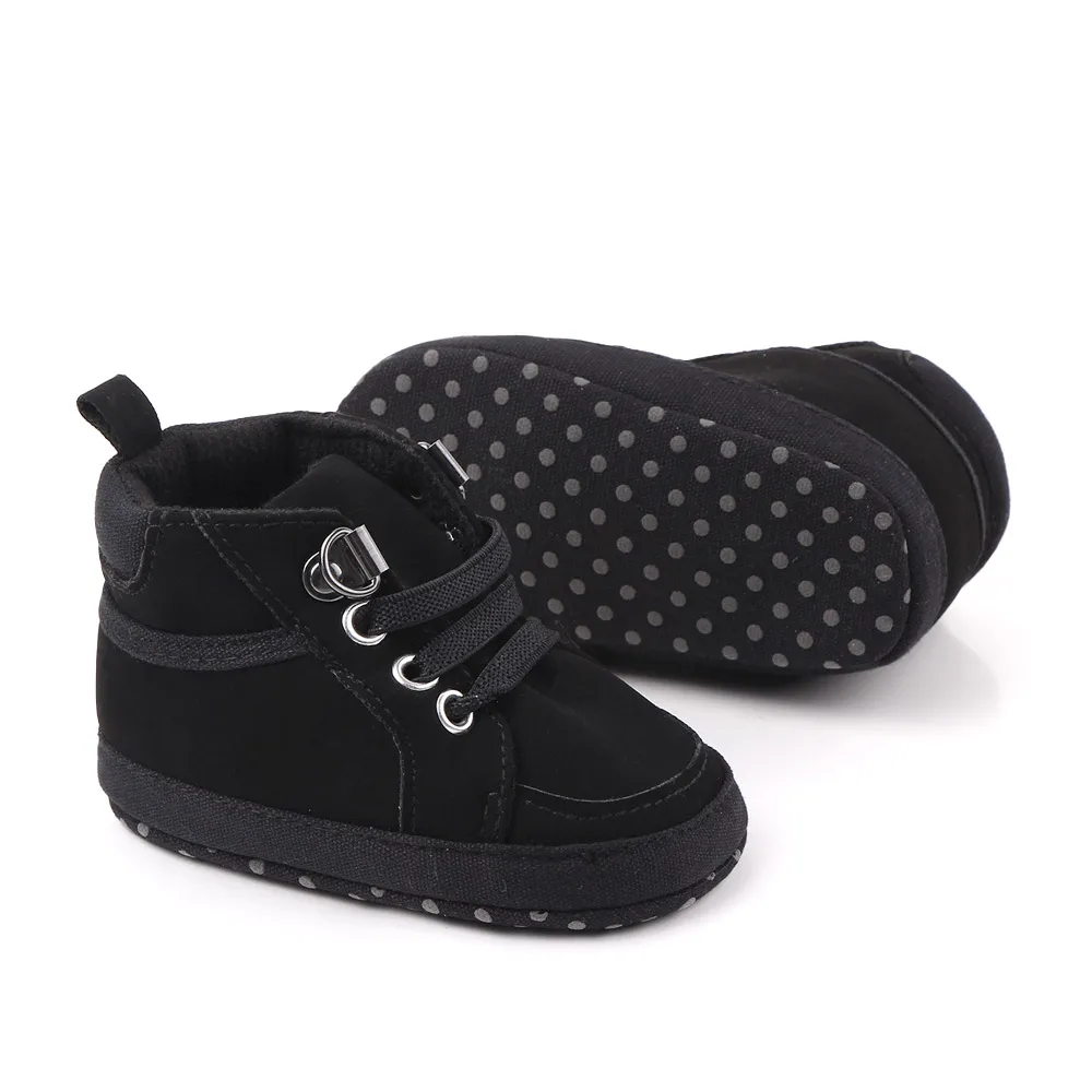 
Fashion PU leather baby shoes toddler autumn sneakers unisex shoes in bulk 