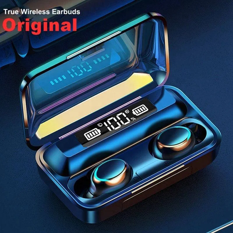 

Top F9 TWS Bth-F9-5 IPX7 Waterproof HiFi Audifonos F9 TWS F9-5 Earbuds with Powerbank TWS Anc Audifonos F9-5 Hendsfree Earphone