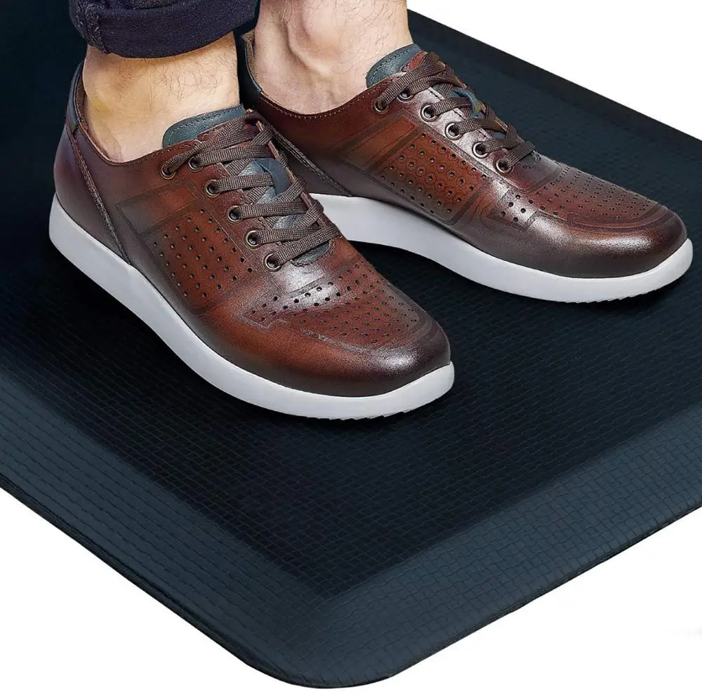 
Soft PU Anti-Fatigue Comfort Floor Mat - Commercial Grade Quality Perfect for Standup Desks, Kitchens, Office, and Garages 