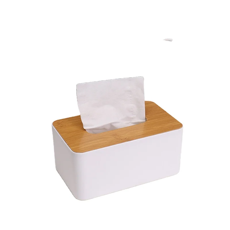 

Desktop bamboo tissue box creative livingroom car tissue box