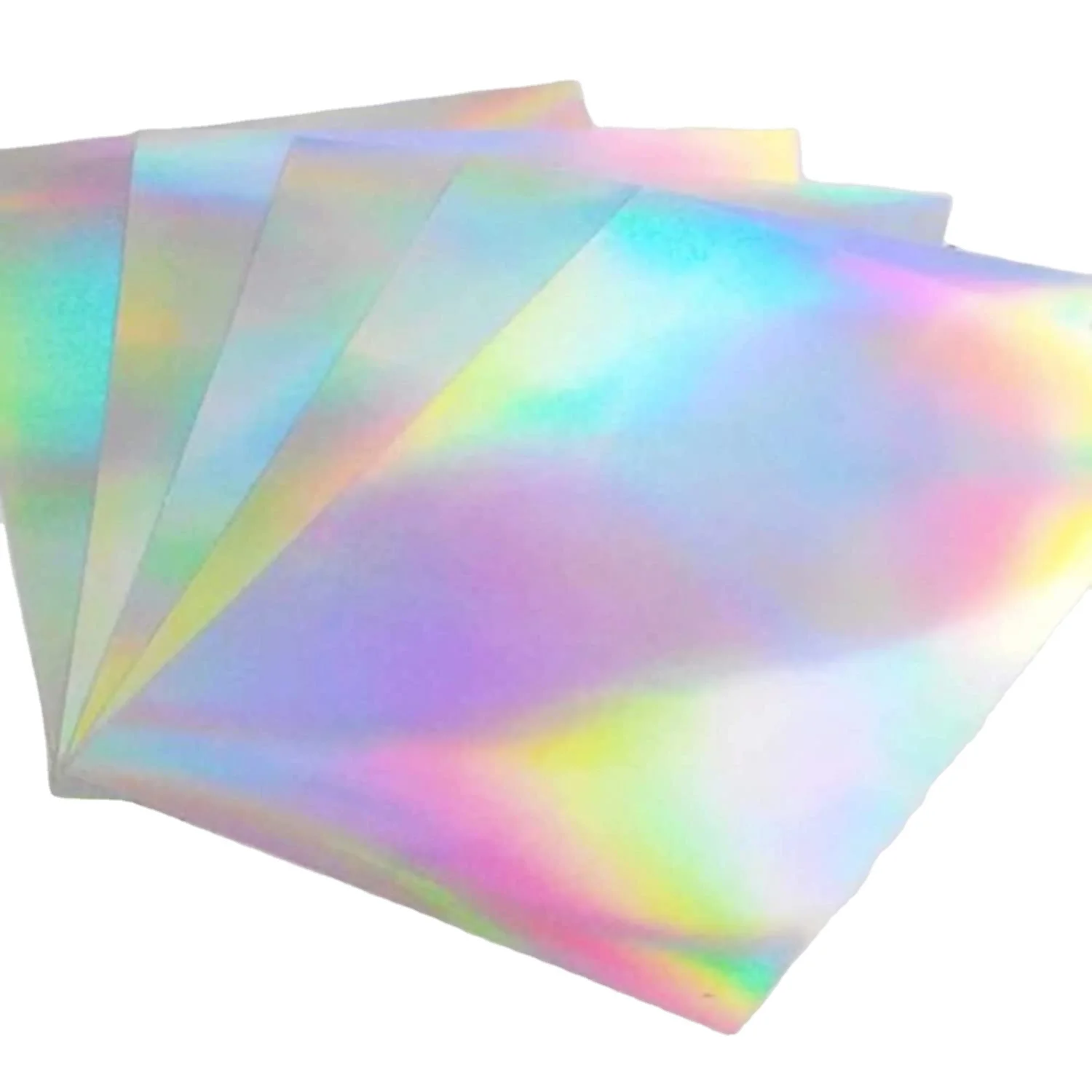 

Wholesale Holographic A4 sheet Vinyl self-adhesive label sticker waterproof printable packaging label