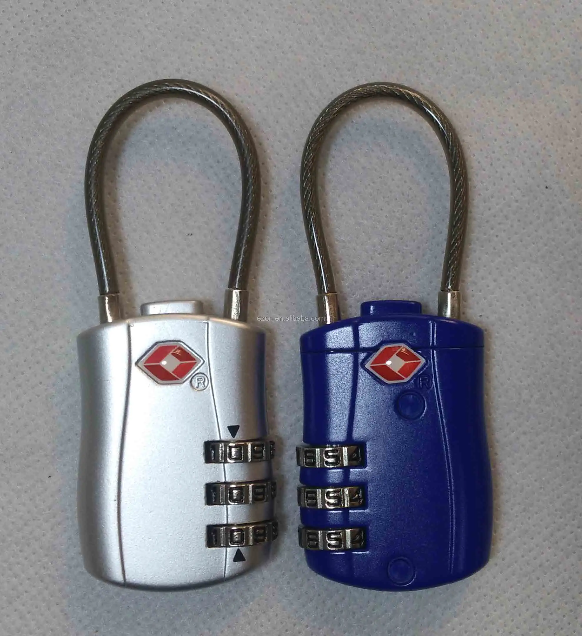 3 dial tsa lock & cable