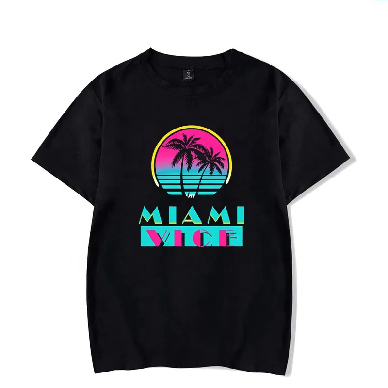 

Wholesale New Miami Vice T-Shirts Men Women Hip Hop T Shirt High Quality Tops Creative T Shirt Aesthetic Clothes