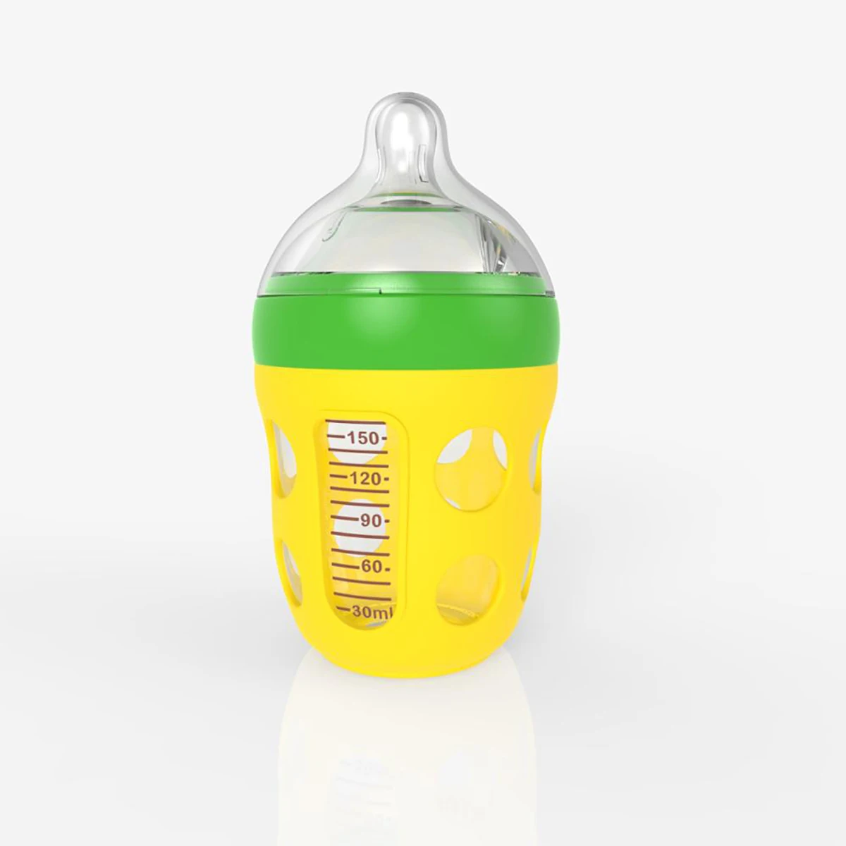 Latest Design Glass Baby Feeding Bottles With Silicone Sleeves Buy