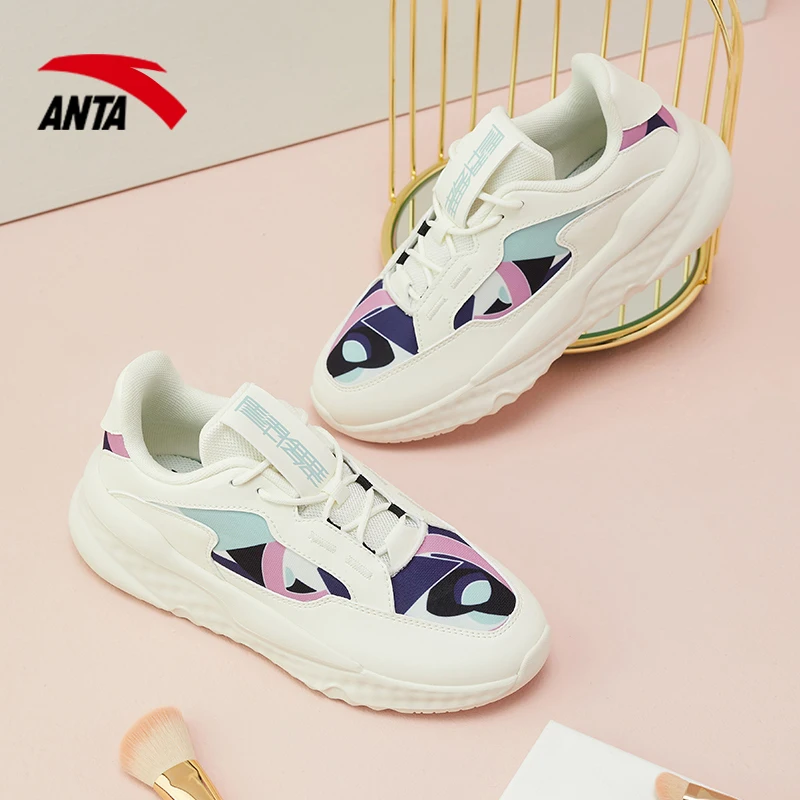 

ANTA Wholesale latest women's sneakers high quality fashion platform sneakers ladies white shoes