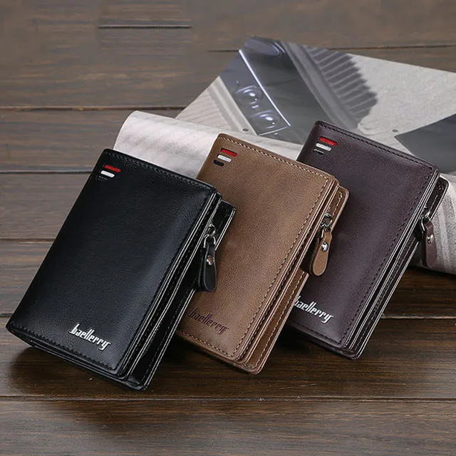 

Custom New Design Portable Men Wallets Leather Handbags Purse Credit Card Holders Business Wallet, Customized color