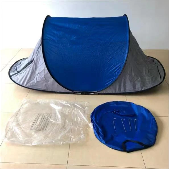 

1-2 Person High Quality Automatic Pop Up Outdoor Camping Tent Portable Beach Tent, Blue