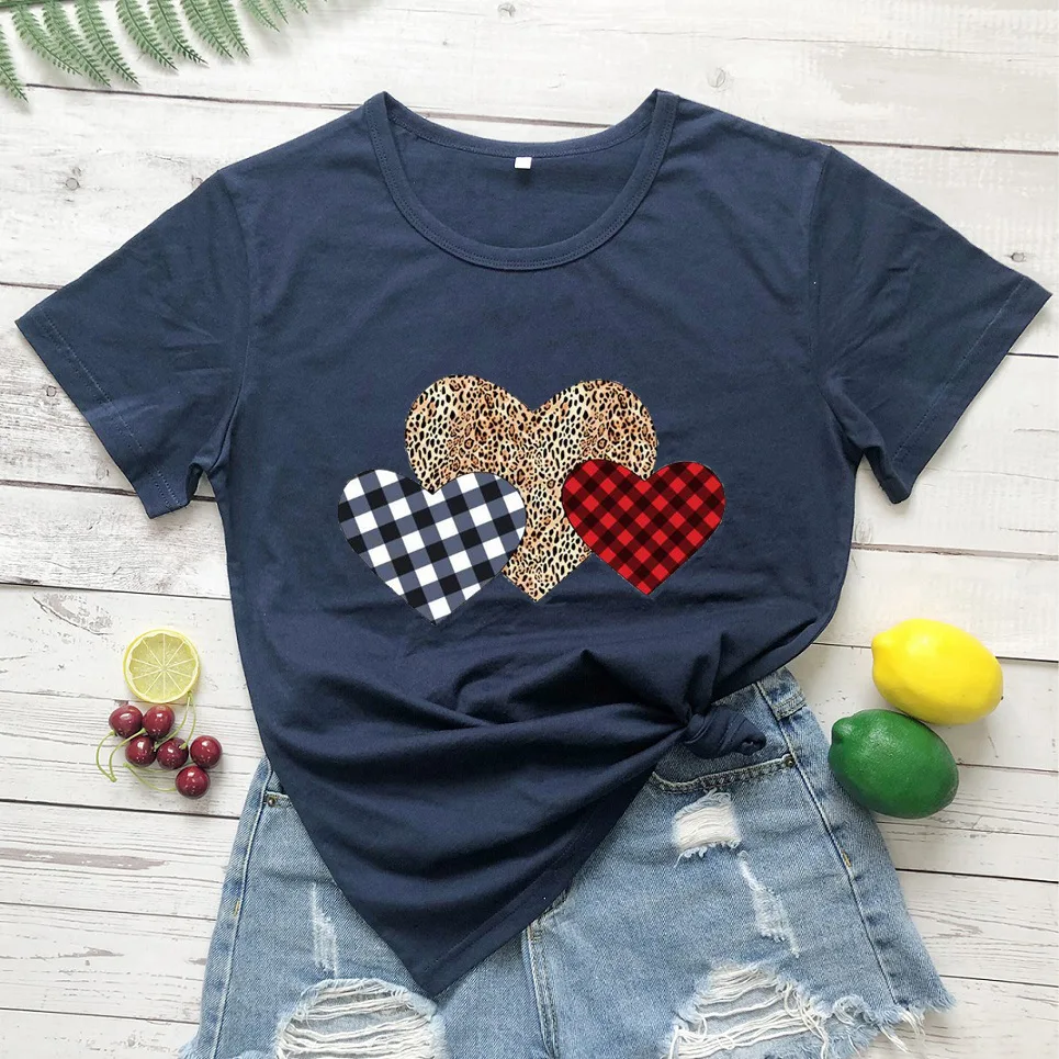 

round neck loose women's T-shirt short sleeve summer street hipster print hooded short sleeve, As pictures