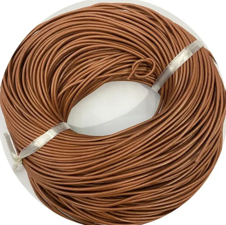 
23 jewelry cords 1mm/2mm/ 3mm/4mm/5mm/ smooth round jewelry cords genuine leather cords 