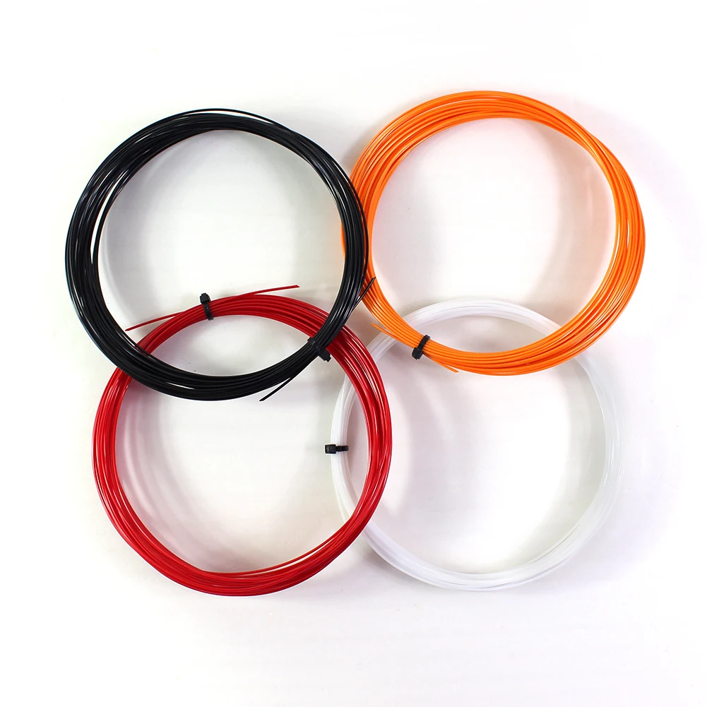 

Professional Monofilament Polyester Tennis String 12m Wholesale from China, White, red, black, orange, silver