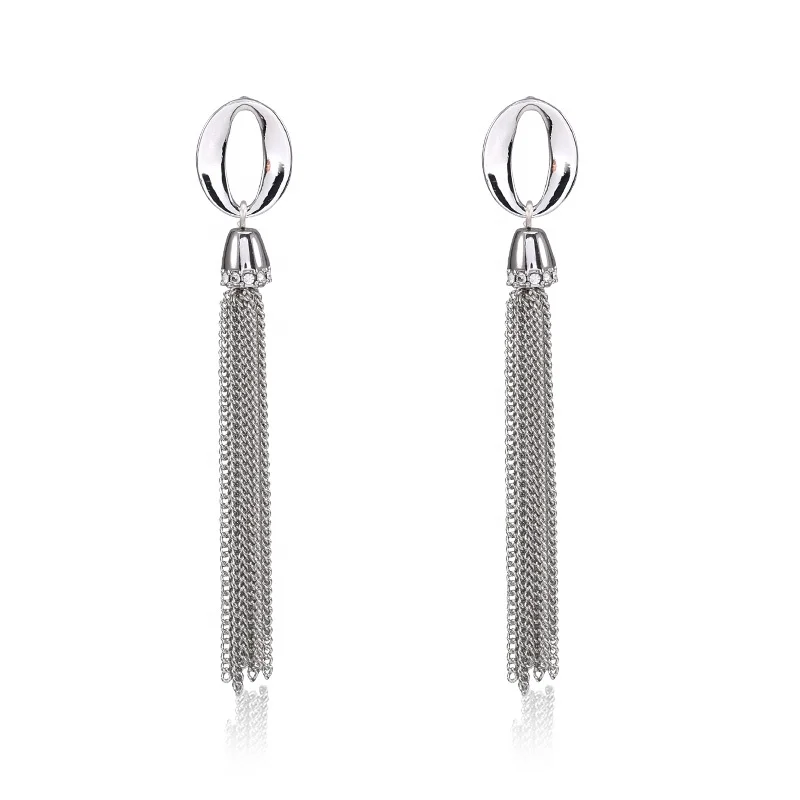 Hot Sell  Minimalist Bohemian  Fringe Drop Tassel Earrings Jewelry