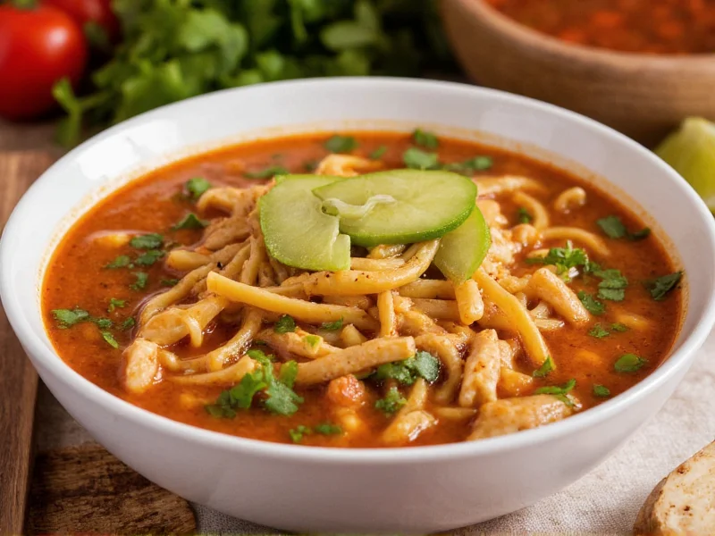 Mexican Chicken Noodle Soup: What It Really Is