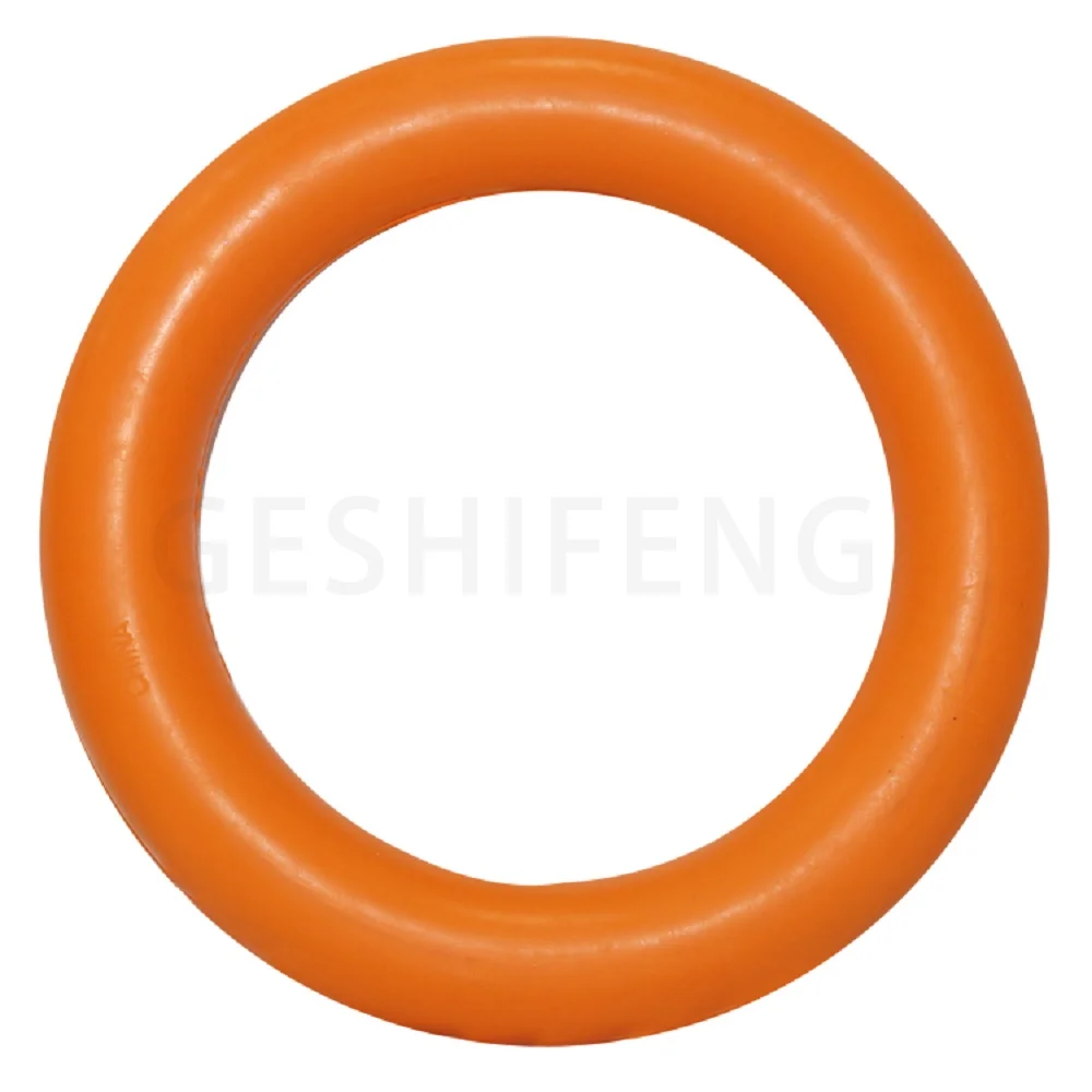 

Drop Shipping Chewing Dog Toys Round Shape Puppy Toy Pet Molar Orange Color Interactive Toy Round Rubber Pet Dog With Low Price, Orange(other colors can be customized)
