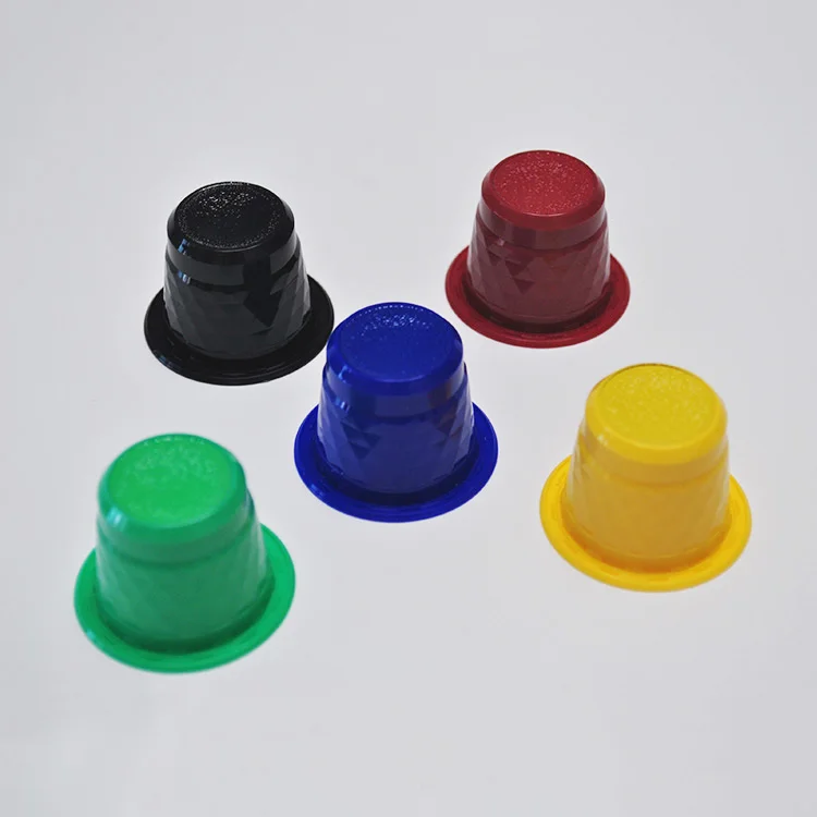 Disposable Nespresso Compatible Tea Pods Empty Plastic Coffee Capsule