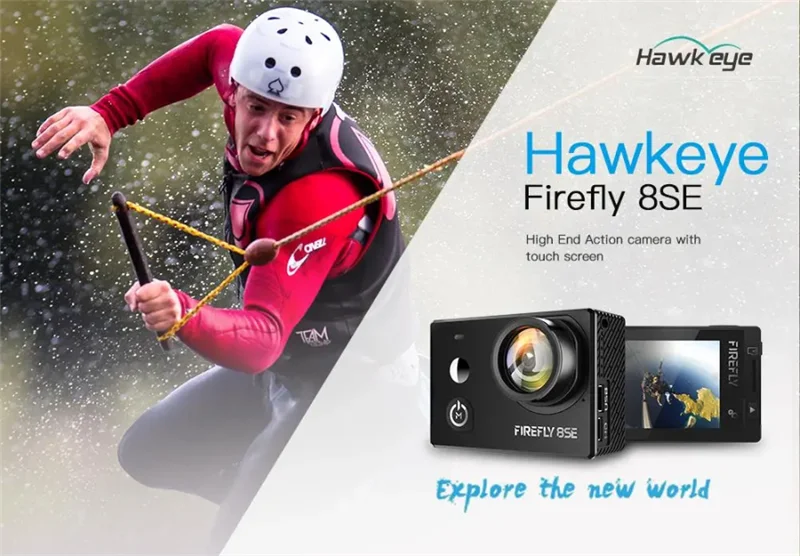 Amazing Hawkeye Firefly 8se/8s 4k 90 & 170 Degree Wifi Fpv Action Screen Camera 