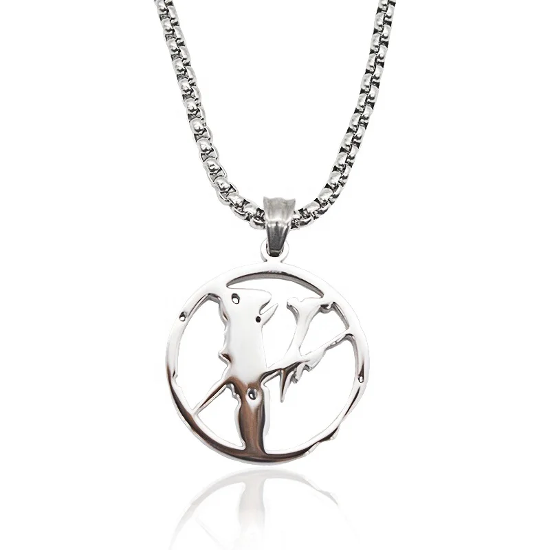 

New Style trendy statement stainless steel star necklace pendants 2020